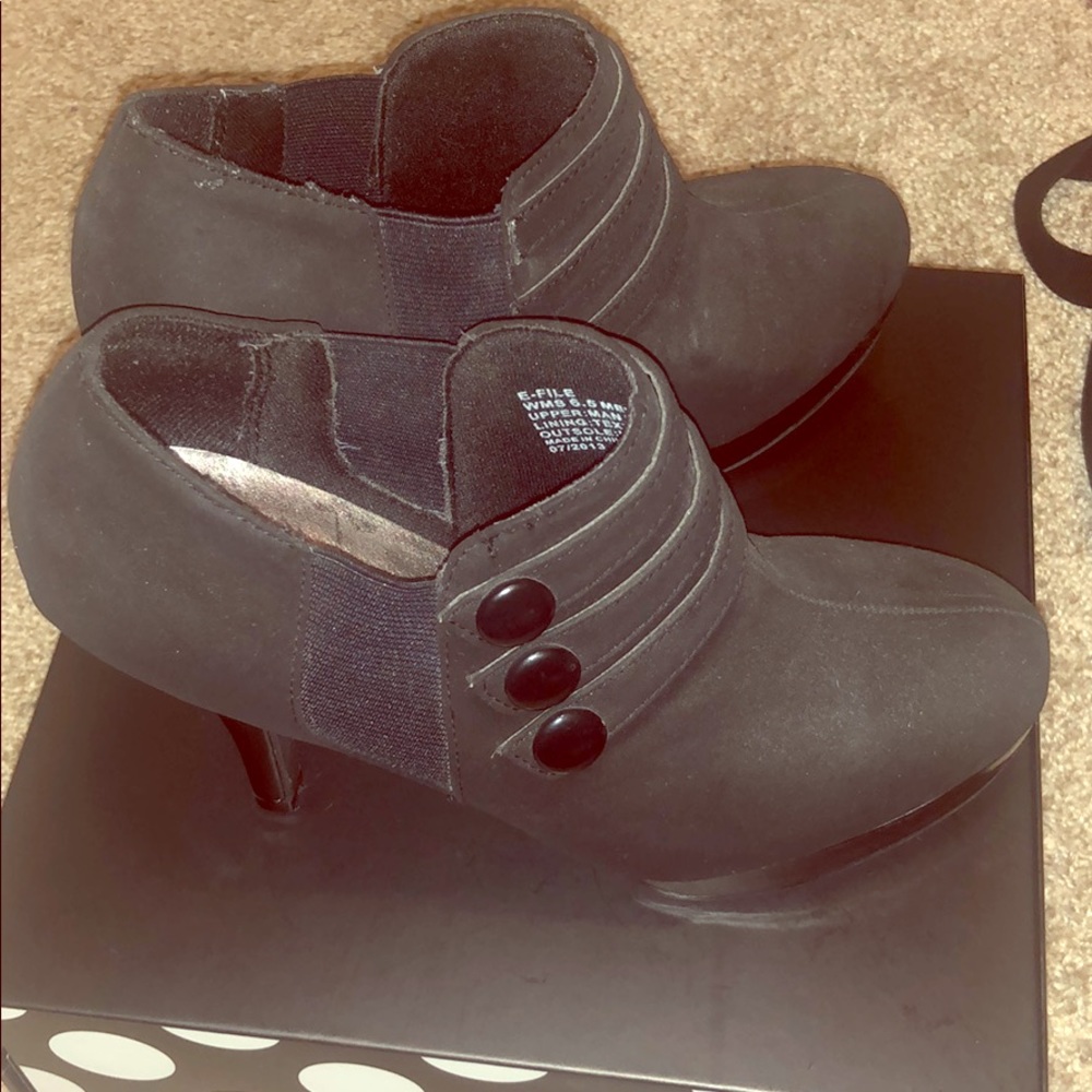 Unlisted black heels